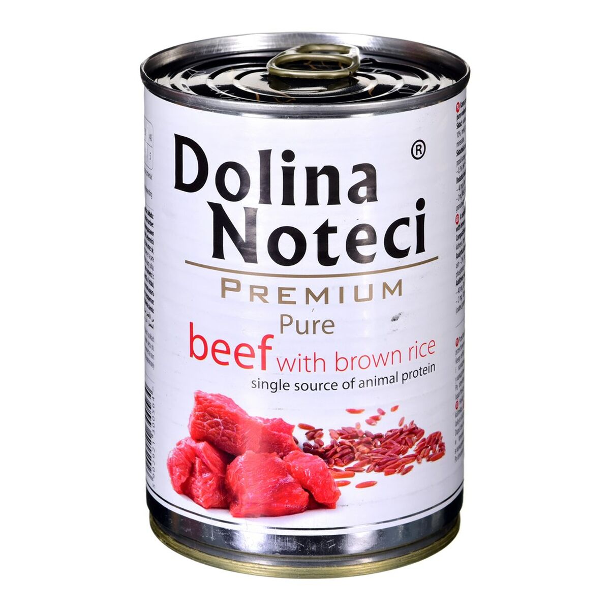 Wet food Dolina Noteci Premium Veal Rice 400 g-0