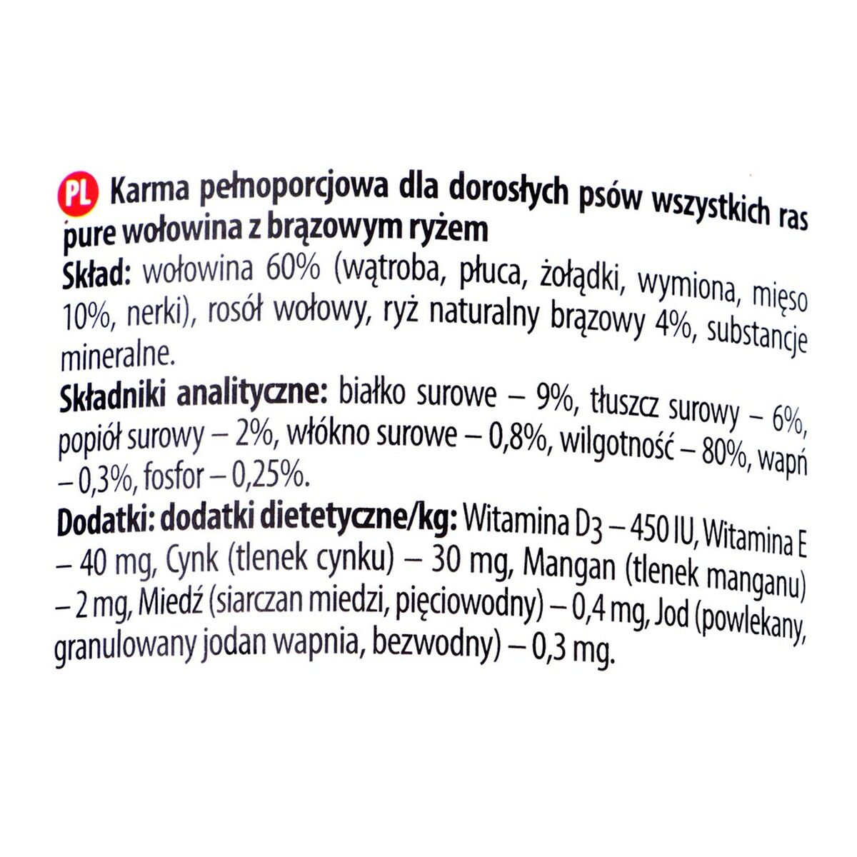 Wet food Dolina Noteci Premium Veal Rice 400 g-1