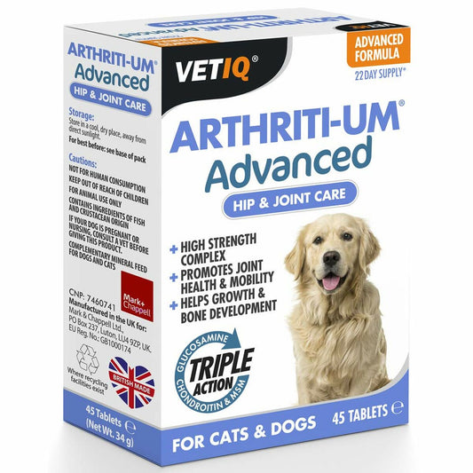 Supplements and vitamins Mark & Chappell VETIQ ARTHRITI-UM ADVANCED-0