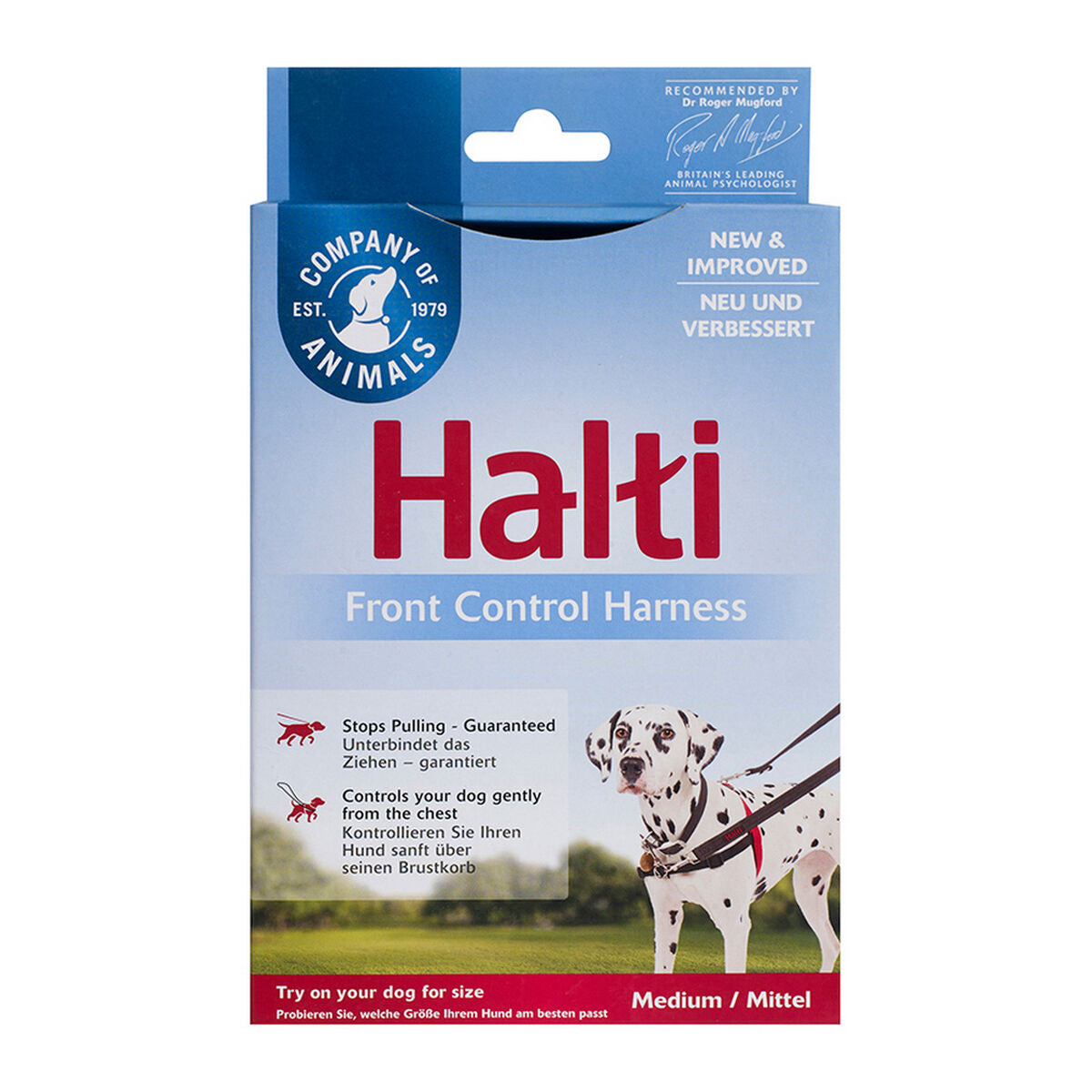 Dog Harness Company of Animals Halti Black/Red Size M (58-86 cm)-1