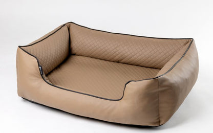 NRDOGS Lux Brown Dog Bed + Blanket XL (105x80cm)-0