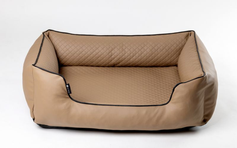 NRDOGS Lux Brown Dog Bed + Blanket XL (105x80cm)-1