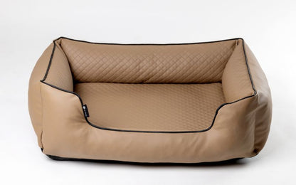 NRDOGS Lux Brown Dog Bed + Blanket XL (105x80cm)-1