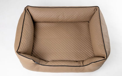 NRDOGS Lux Brown Dog Bed + Blanket XL (105x80cm)-4