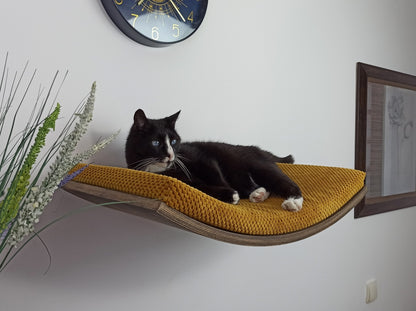 Cat Wall Shelf - Curvaceous Comfort 60 cm SH-W-A60-0