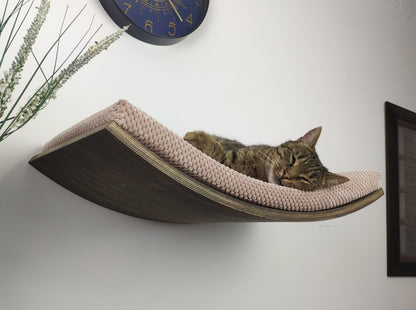 Cat Wall Shelf - Curvaceous Comfort 60 cm SH-W-A60-6