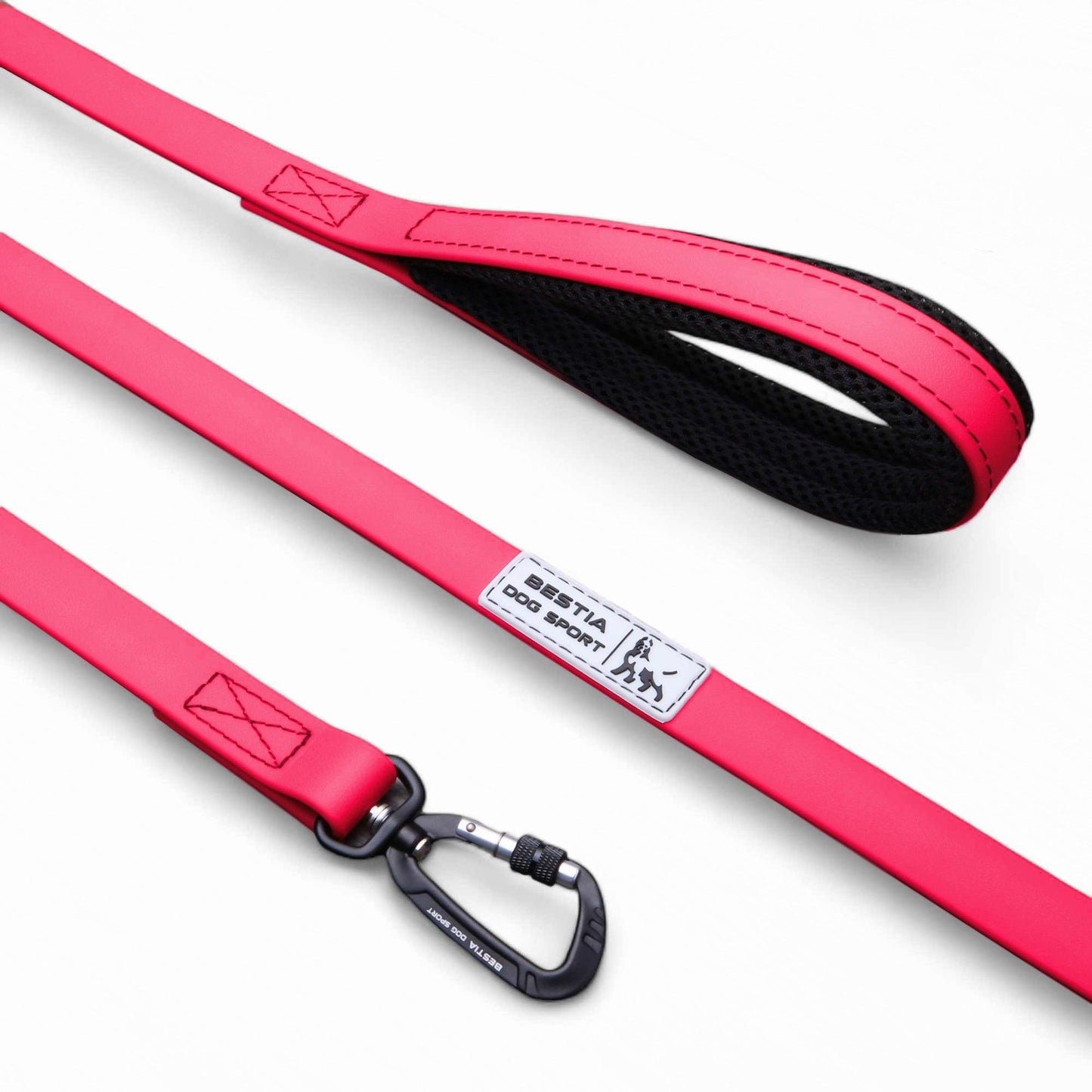 BESTIA DOG SPORT TACTICAL LEASH NEON PINK-0