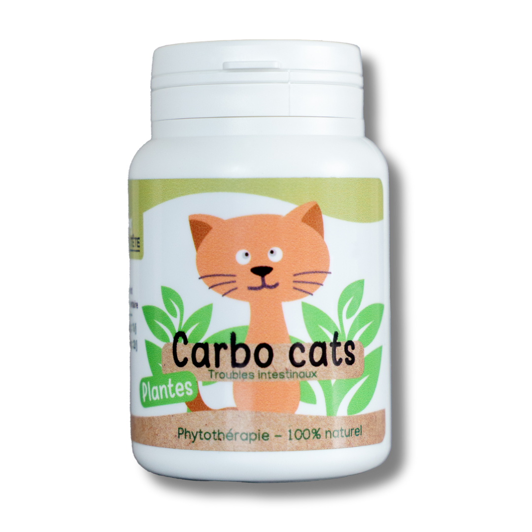 Digestion Carbo Cats natural - 30 capsules - Cat-0