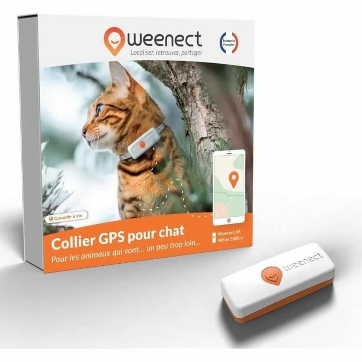 Anti-loss Localiser Weenect Weenect XS GPS Cat White-0