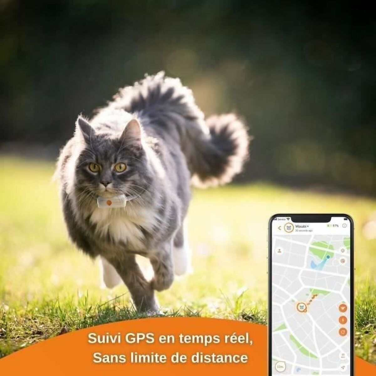 Anti-loss Localiser Weenect Weenect XS GPS Cat White-3