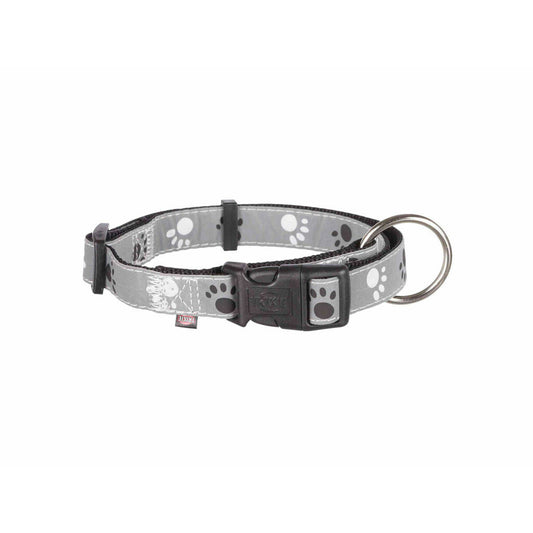 Dog collar Trixie Silver Reflect Black Grey XS/S 22-35 cm-0