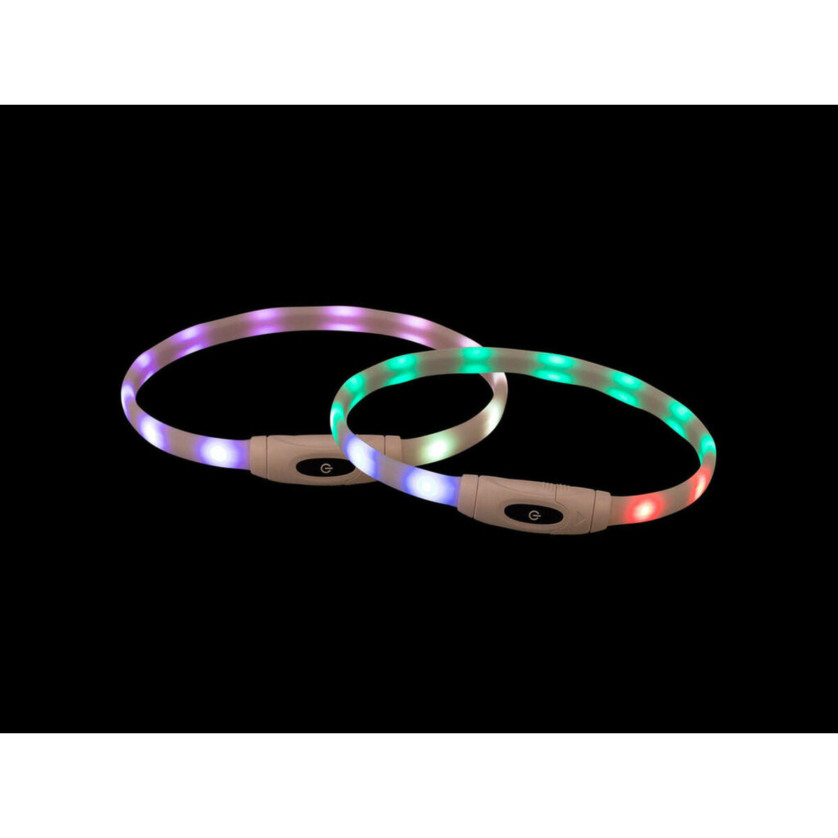 LED Collar for Pets Trixie Multicolour Silicone Plastic-11