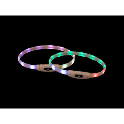 LED Collar for Pets Trixie Multicolour Silicone Plastic-11