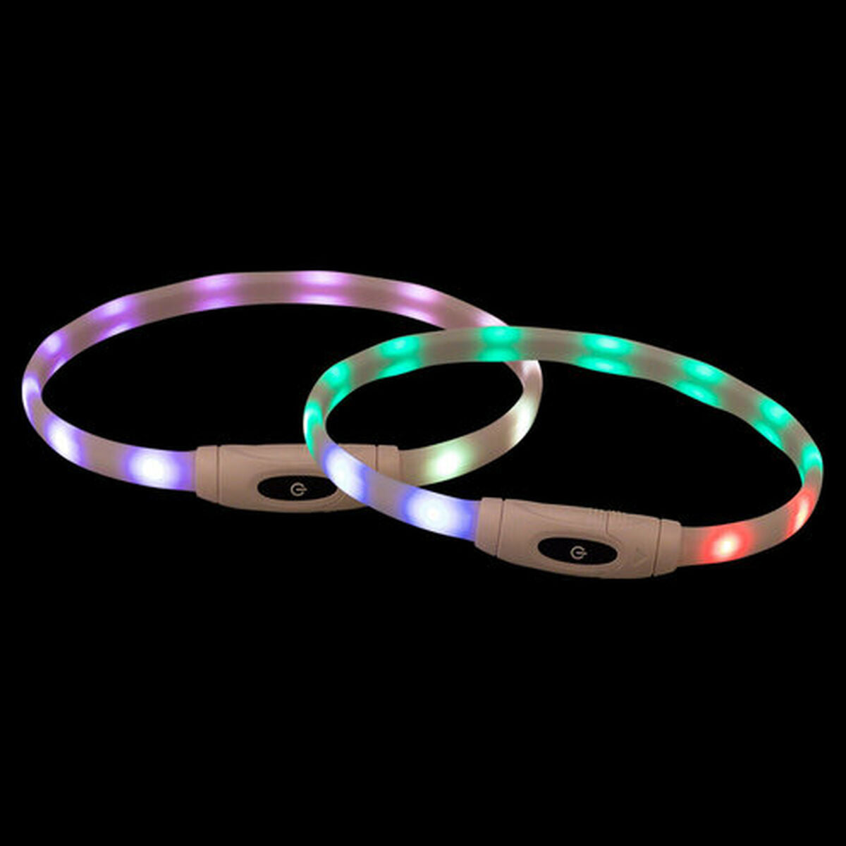 LED Collar for Pets Trixie Multicolour Silicone Plastic-10