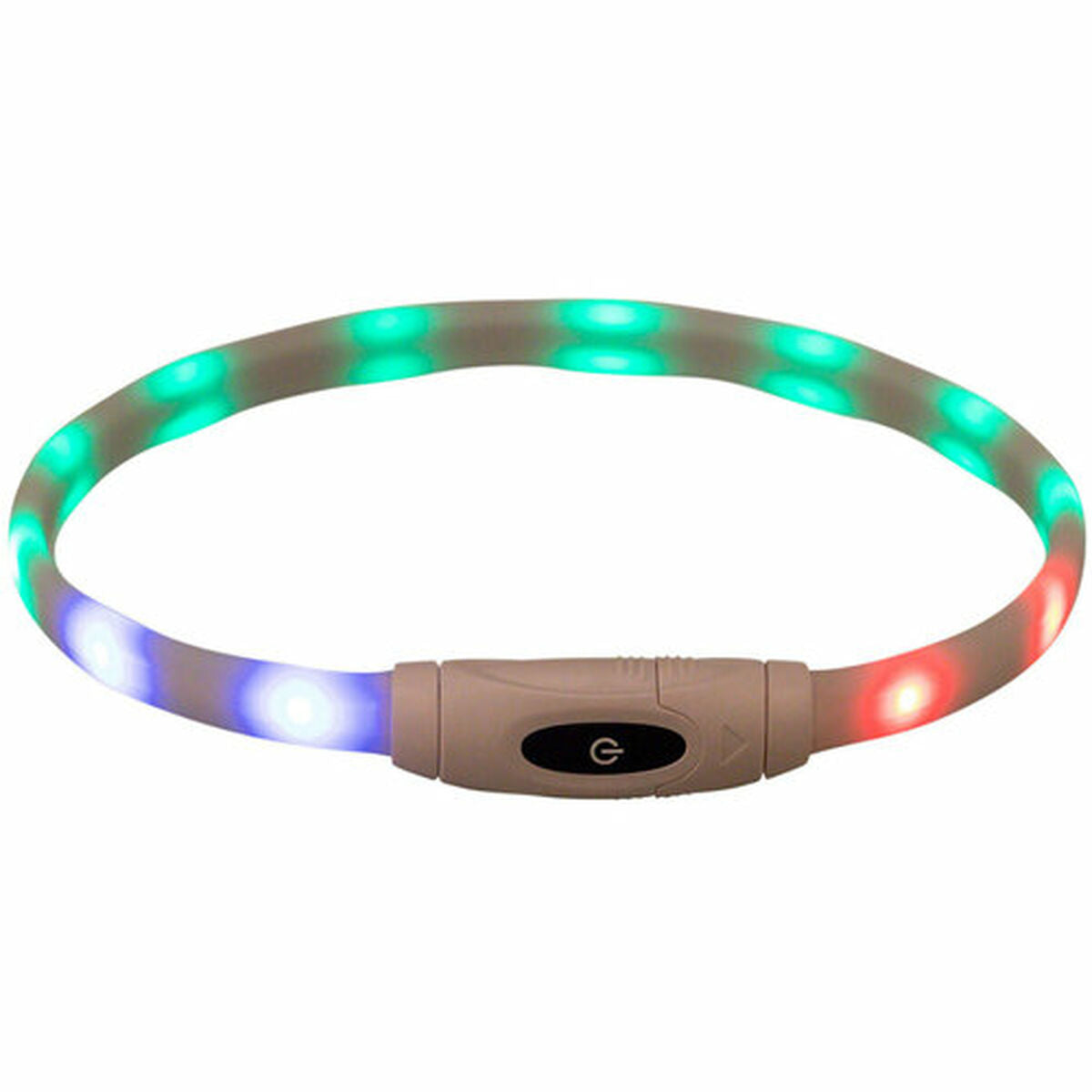 LED Collar for Pets Trixie Multicolour Silicone Plastic-0