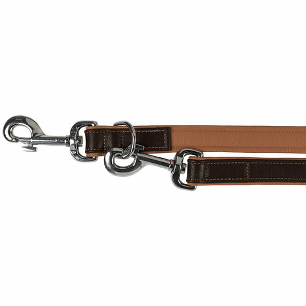 Adjustable dog leash Trixie Brown Light brown S/M 2 m-9