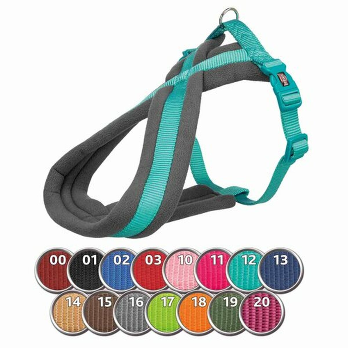 Dog Harness Trixie Confort New Premium Cobalt blue-1