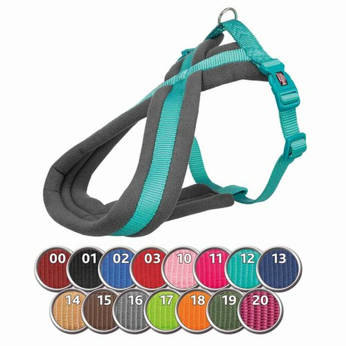 Dog Harness Trixie Confort New Premium Cobalt blue L/XL-1