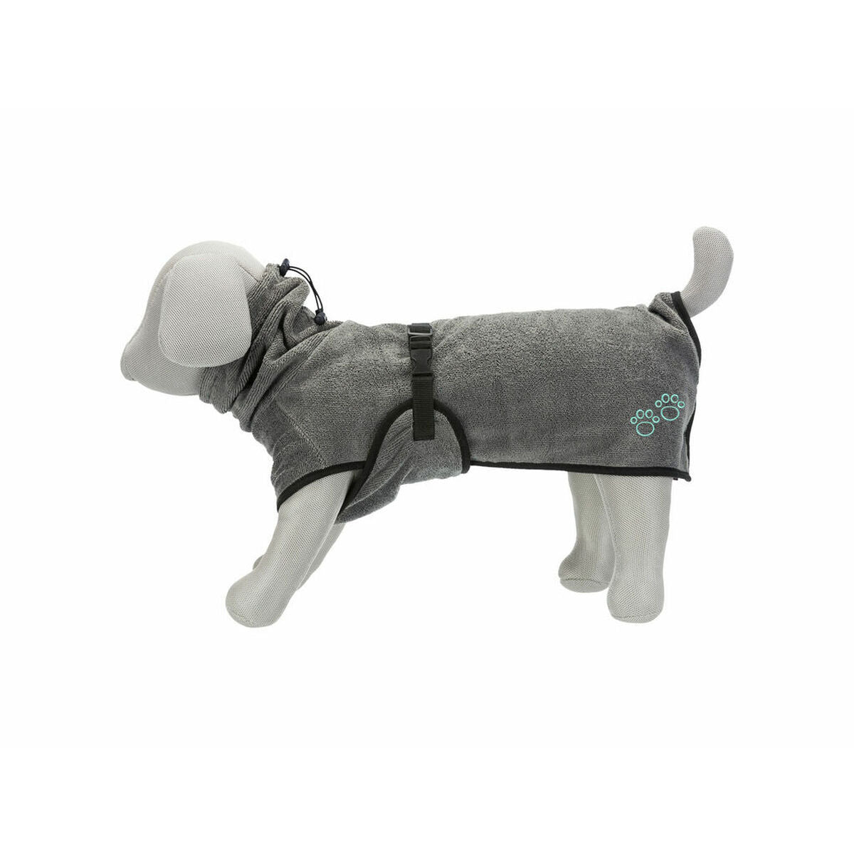 Dog bathrobe Trixie Grey L-10