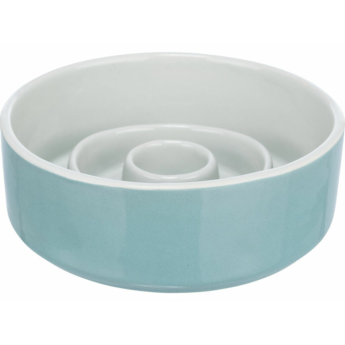 Dog Feeder Trixie Slow Feeding Blue Grey Ø 17 cm 900 ml-0