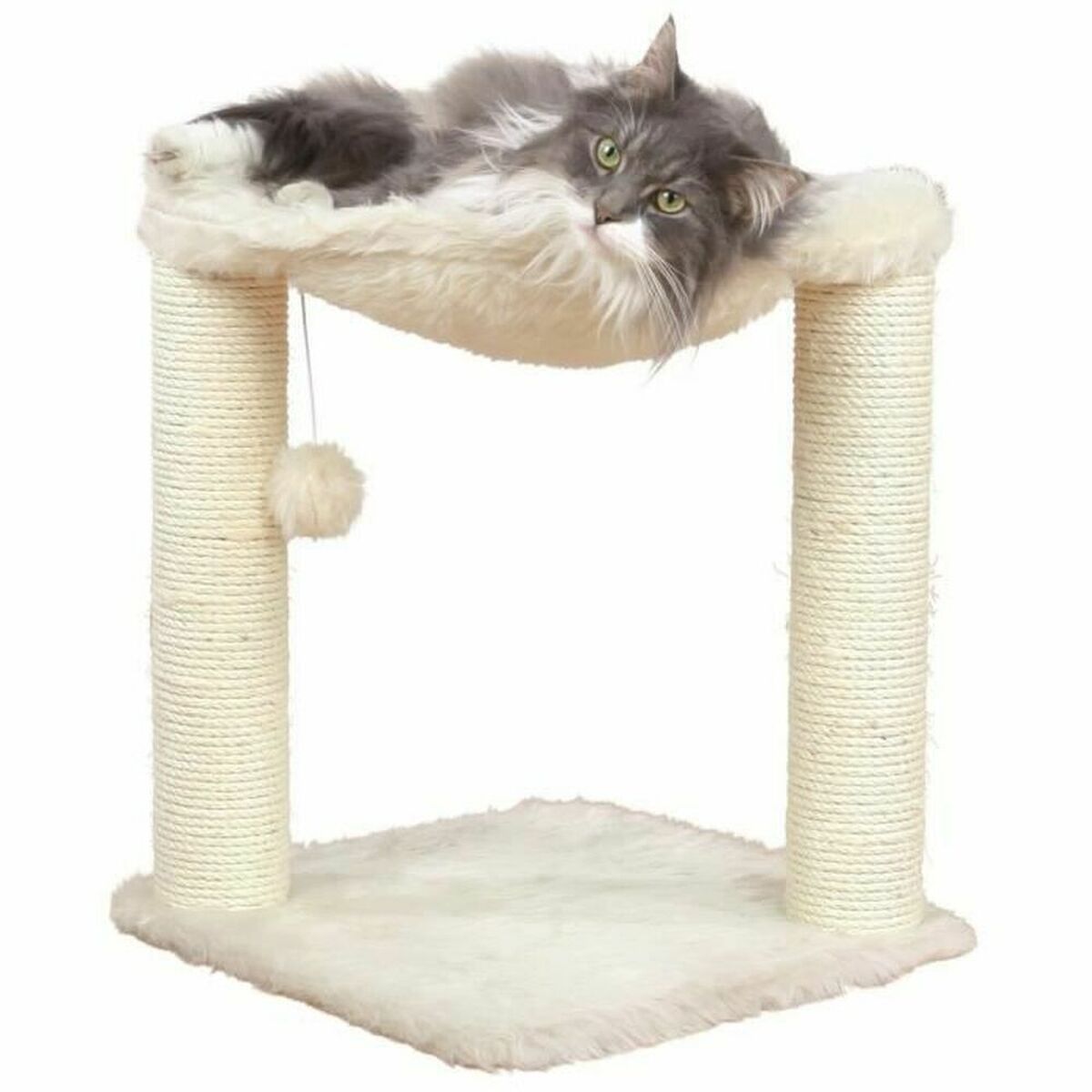 Cat scratching post Trixie Baza Cream Wood Sisal 50 cm-4