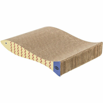 Scratching Post for Cats Trixie Cream Mint Cardboard 40 × 30 × 11 cm (2 Pieces) (2 Units)-3