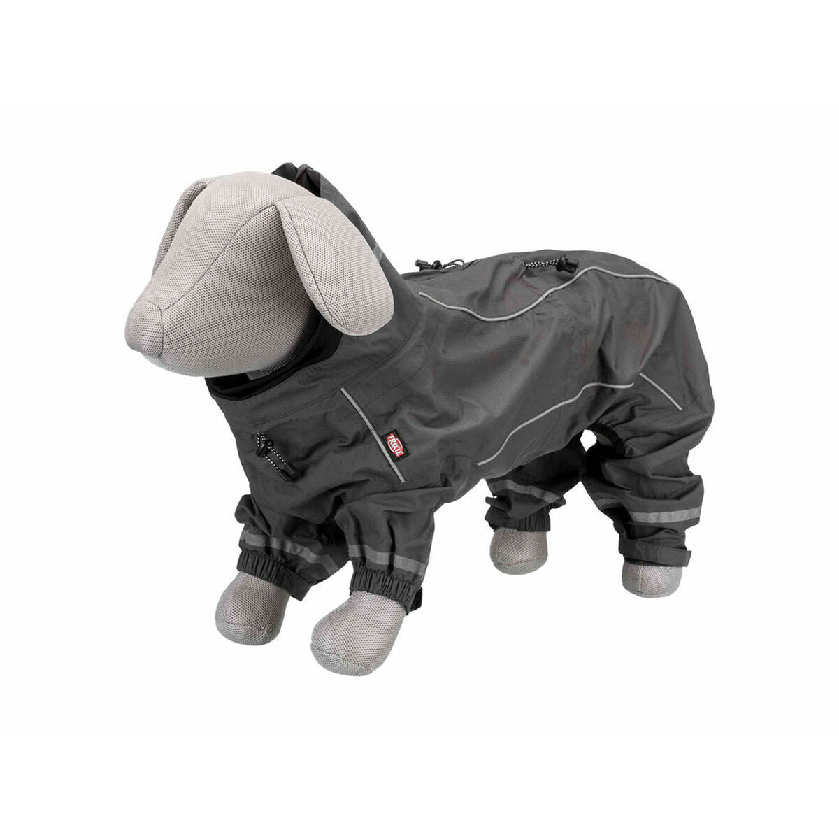 Dog raincoat Trixie Grey XS-0