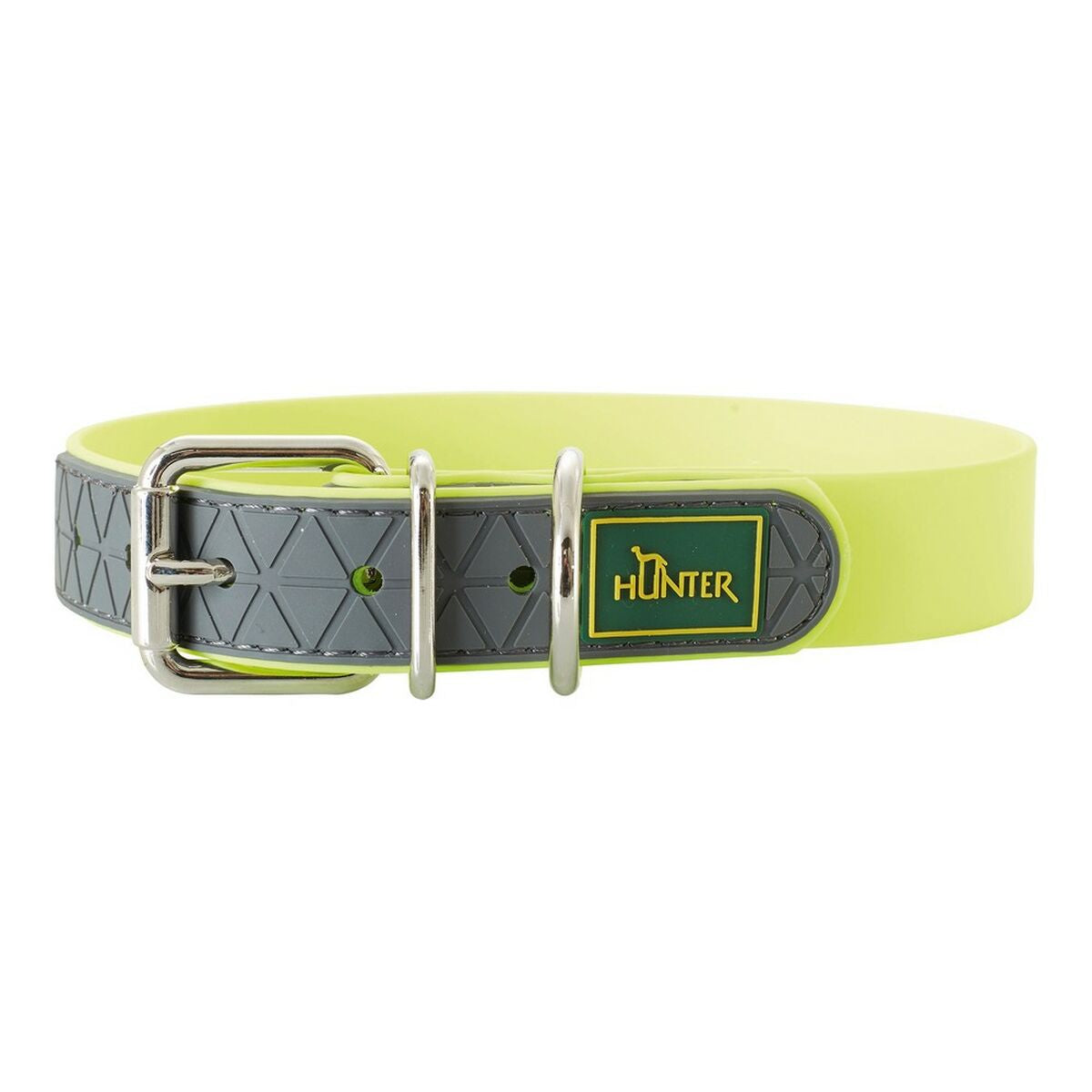 Dog collar Hunter Convenience Yellow (23-31 cm)-0