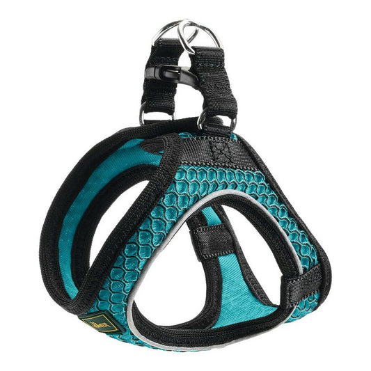 Dog Harness Hunter Hilo-Comfort Turquoise (30-35 cm)-0