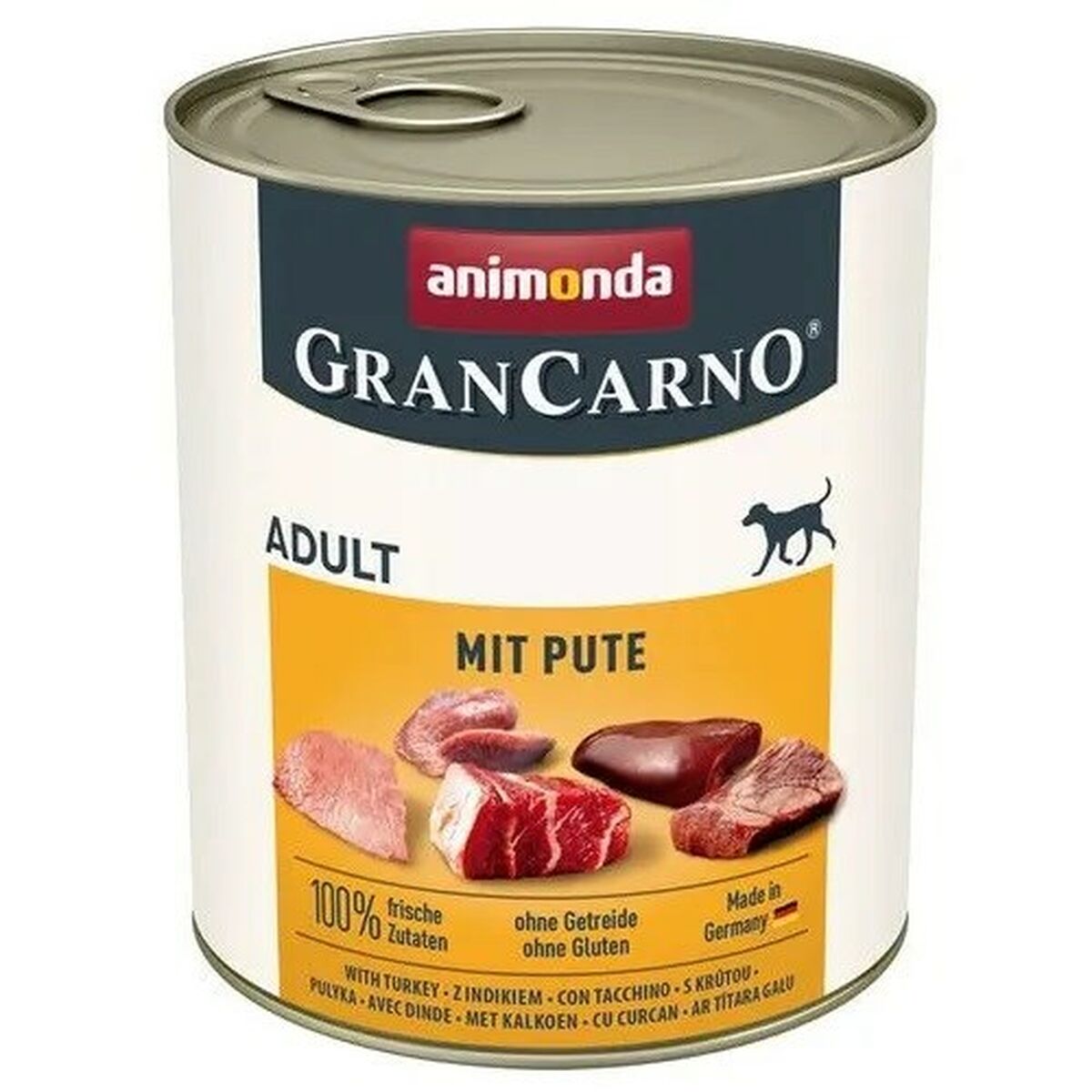 Wet food Animonda GranCarno Adult with turkey Turkey 800 g-0