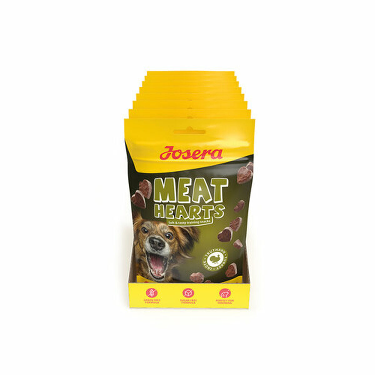 Dog Snack Josera Meat Hearts 70 g Turkey-1