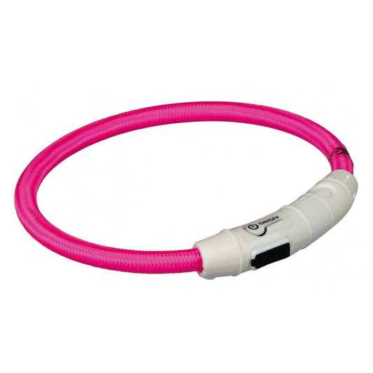 LED Collar for Pets Trixie Pink L/XL-0