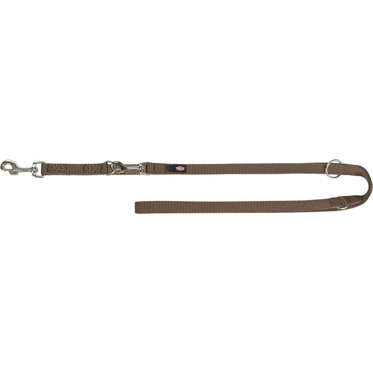 Adjustable dog leash Trixie Premium Hazelnut M/L-0