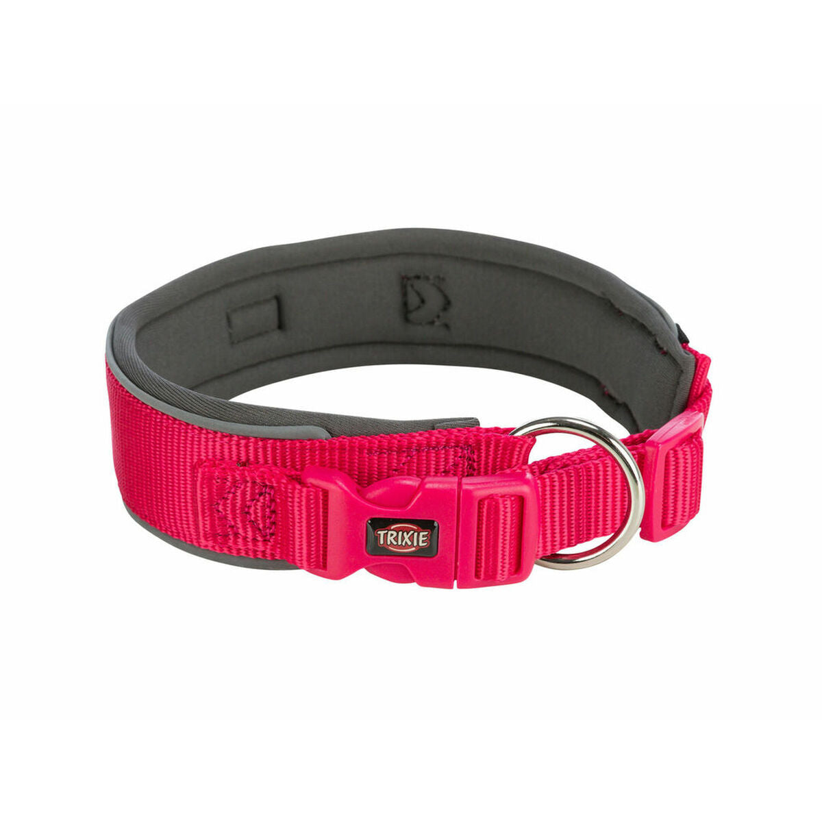 Dog collar Trixie Premium Graphite Fuchsia XS/S 27-35 cm-0