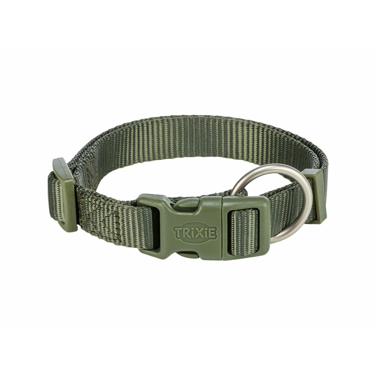 Dog collar Trixie Premium Green Olive S/M 30-45 cm-0