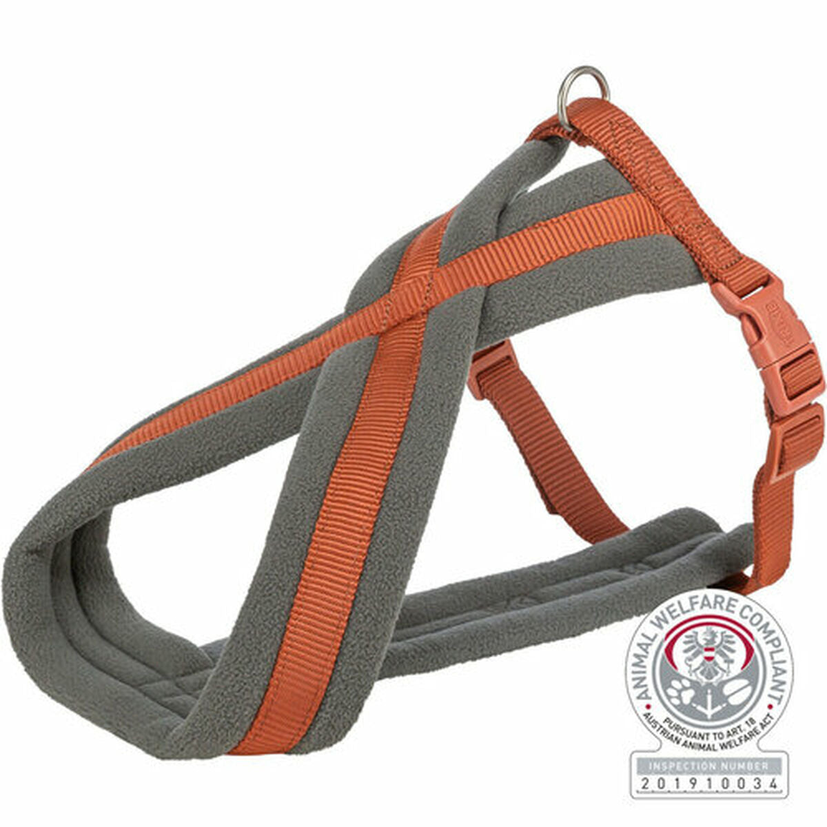 Dog Harness Trixie Confort Premium Orange-3