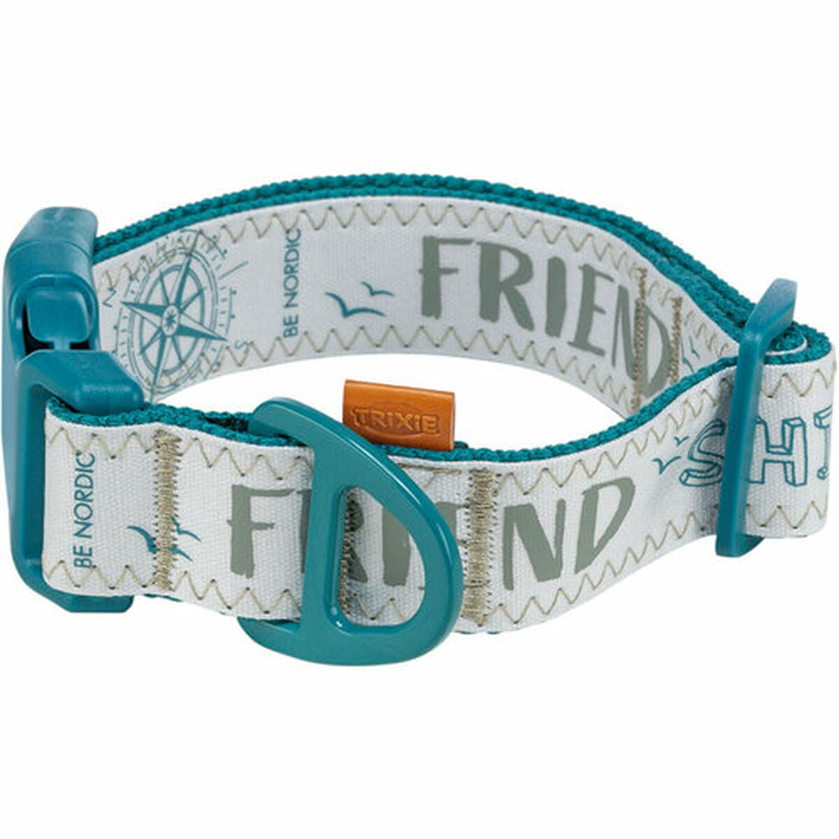 Dog collar Trixie BE NORDIC Blue M/L 40-60 cm-3