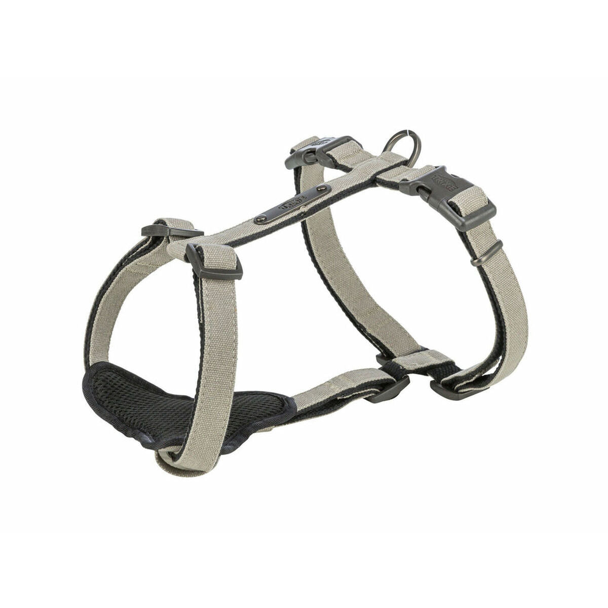 Dog Harness Trixie CityStyle Arnés Light grey L/XL-0