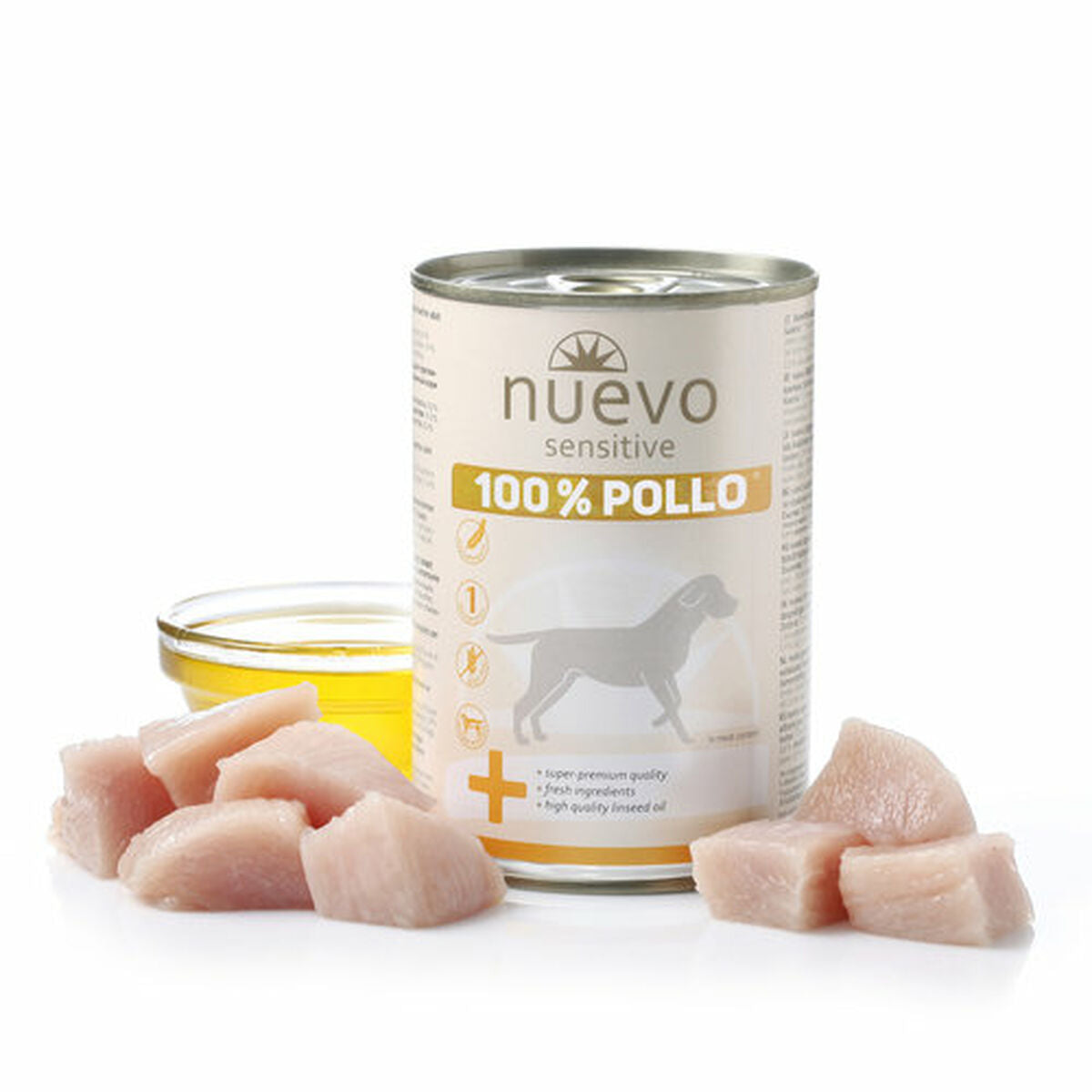 Wet food Nuevo Chicken 400 gr-1