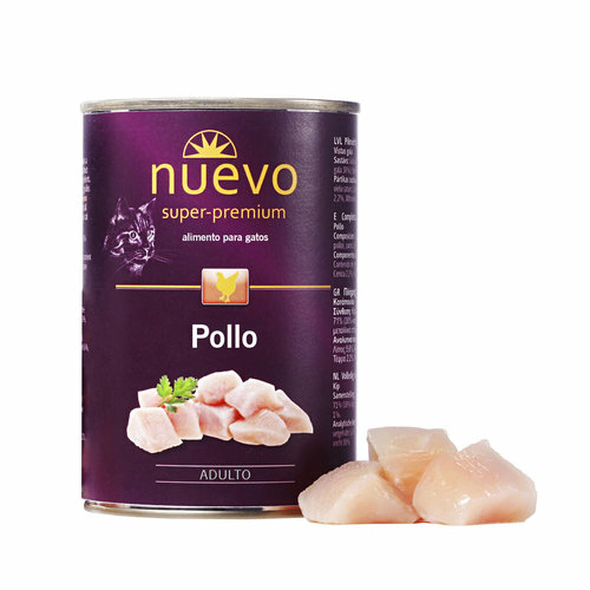 Cat food Nuevo Chicken 2 Kg 400 gr-1