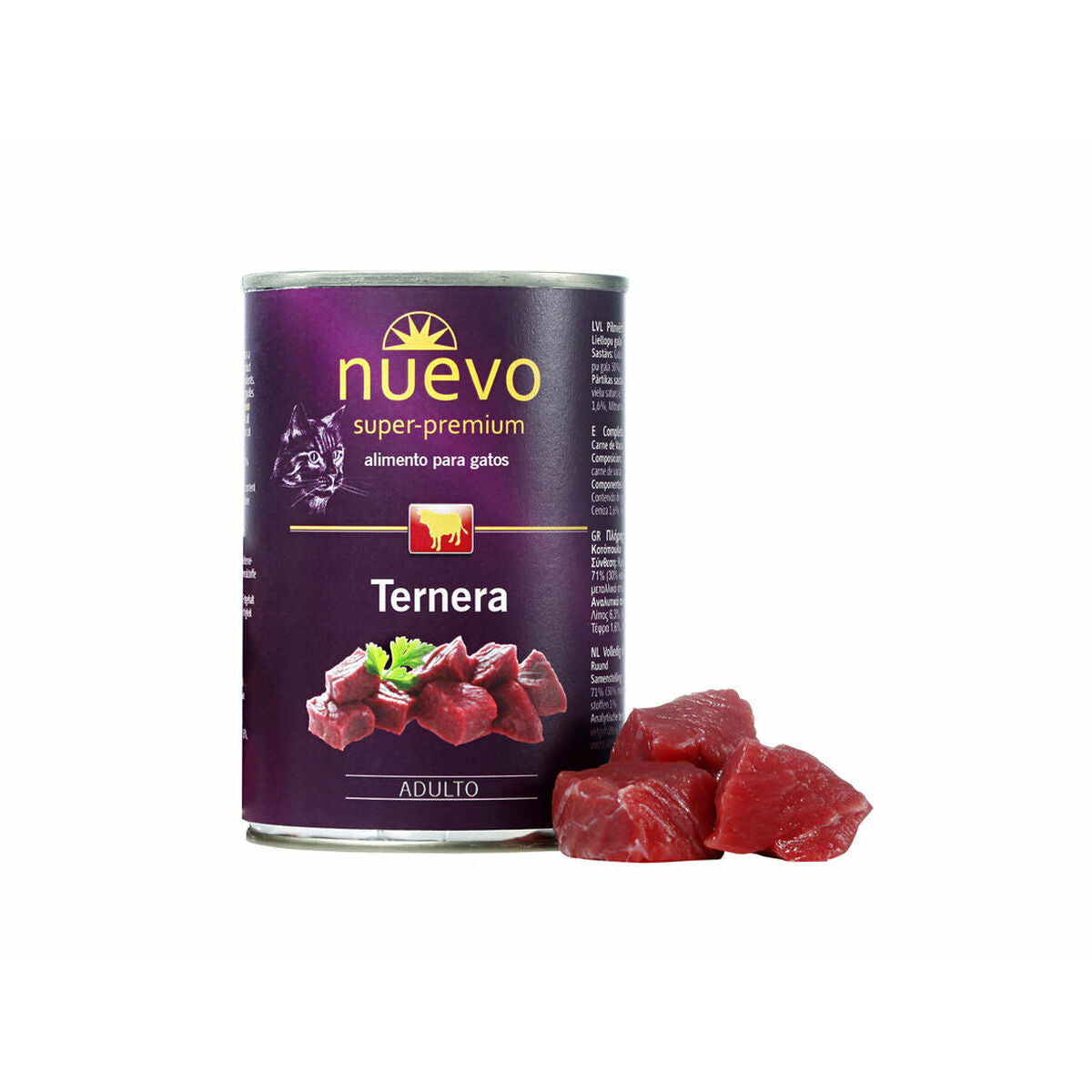 Cat food Nuevo Veal 2 Kg 400 gr-0