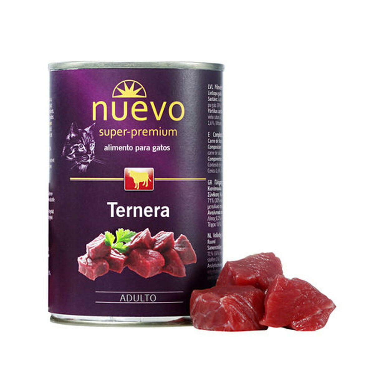 Cat food Nuevo Veal 2 Kg 400 gr-1