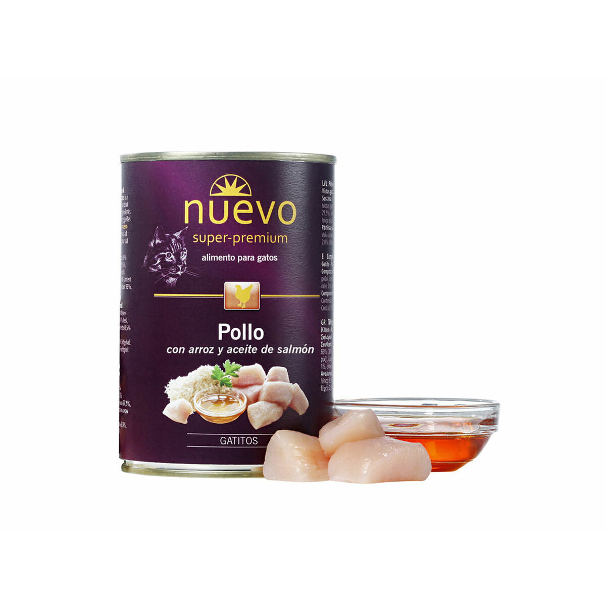 Cat food Nuevo Chicken 2 Kg 400 gr-0