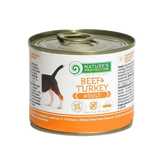 Wet food NATURE'S PROTECTION Adult Beef Beef 200 g-0