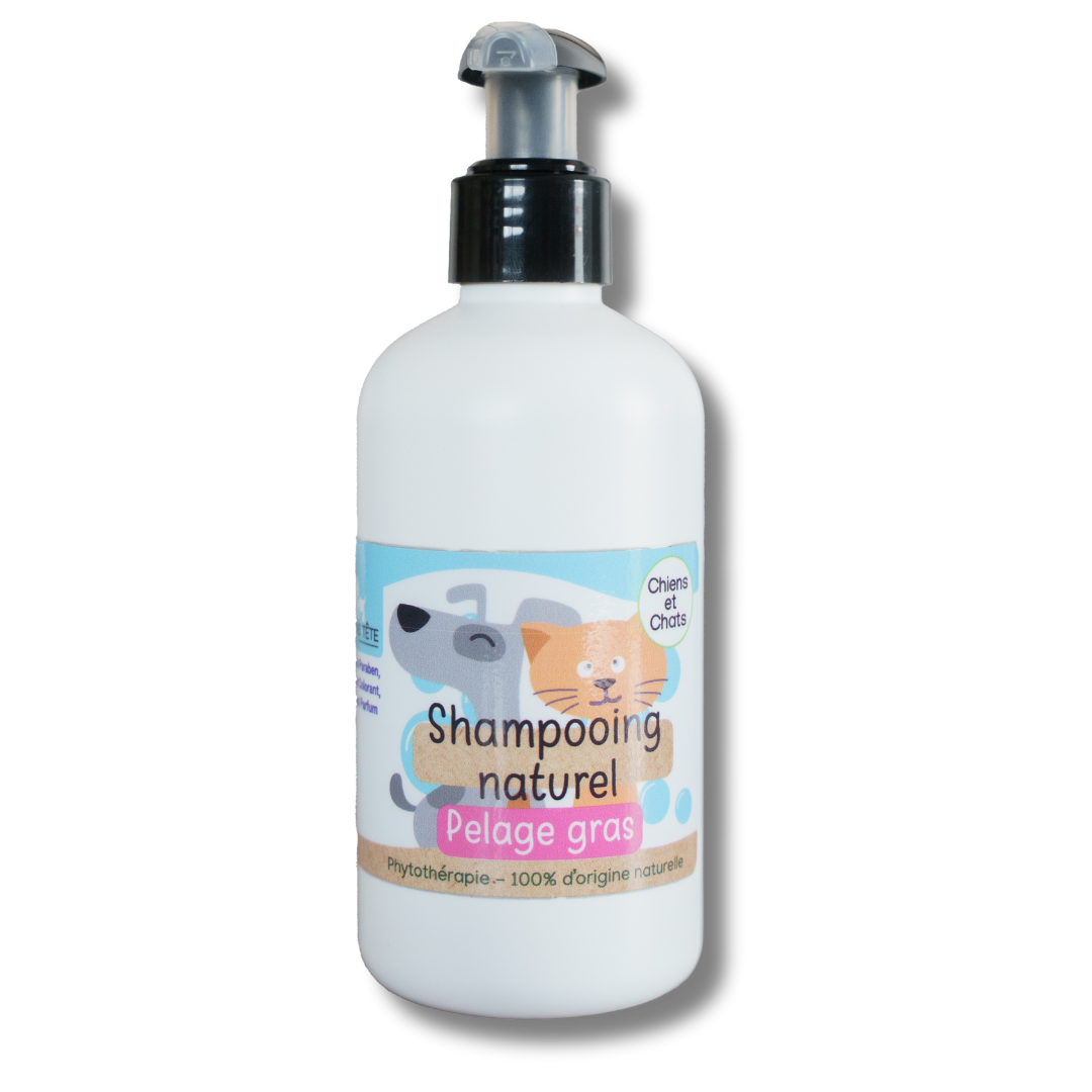 Natural shampoo 250mL - Oily Coat-0