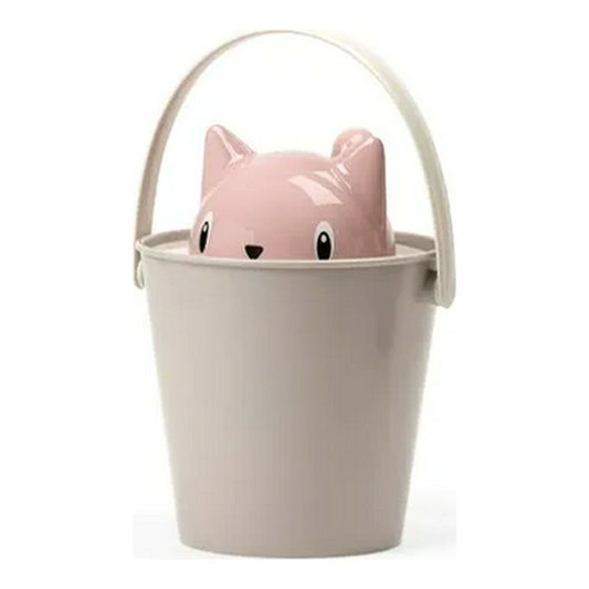 Bucket container United Pets Cat food Pink/Grey (20 x 28 cm)-0