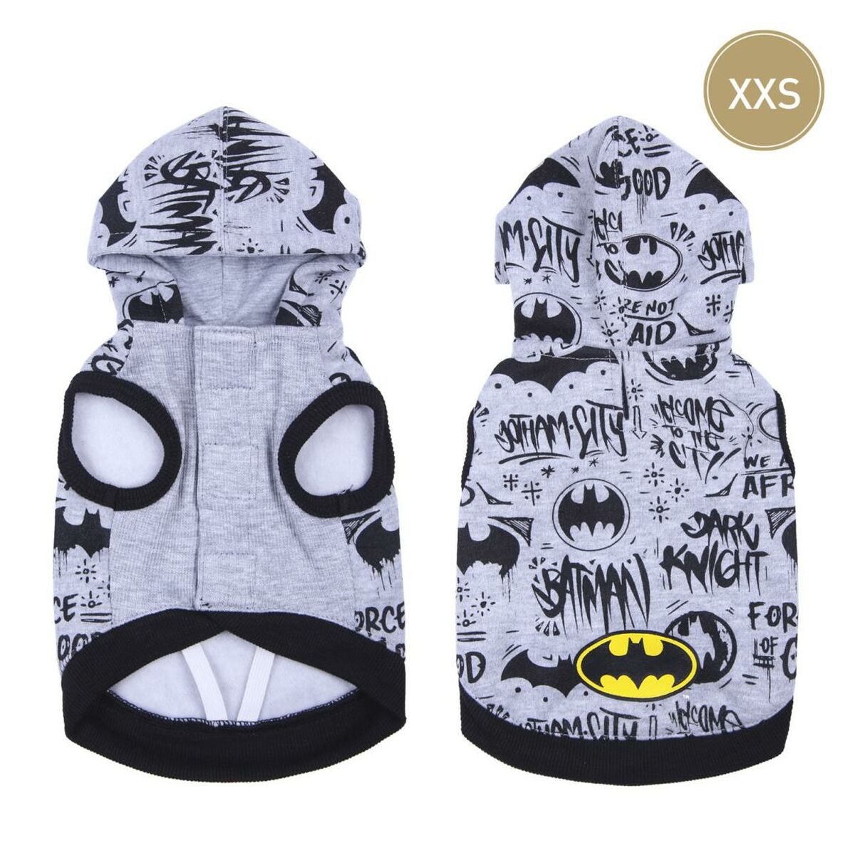 Dog Sweatshirt Batman XXS Black-0