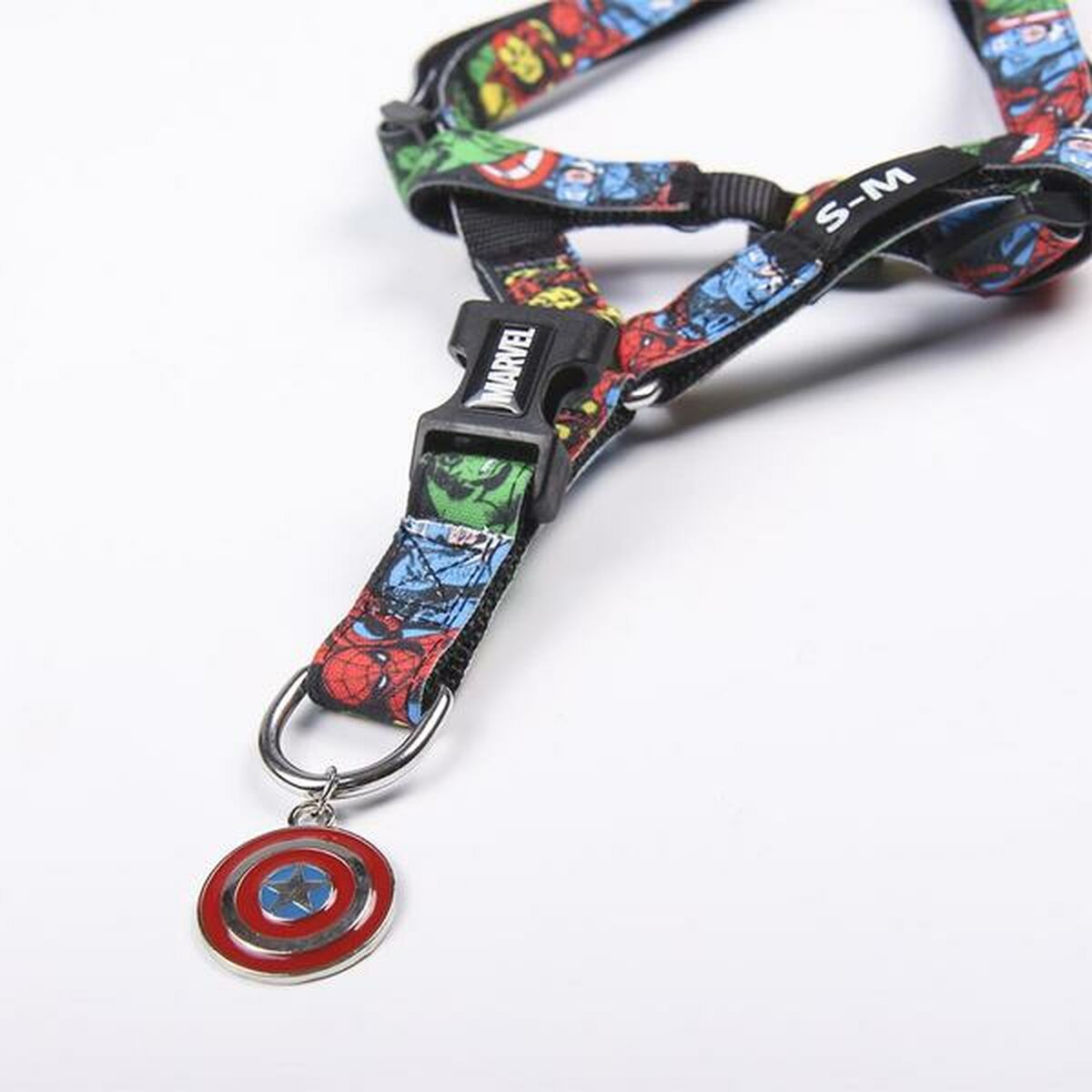 Dog Harness Marvel Black M/L-7