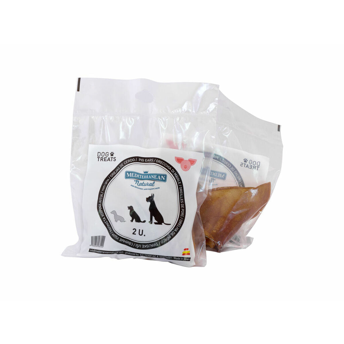 Dog Snack Mediterranean Natural Pig's ears-0