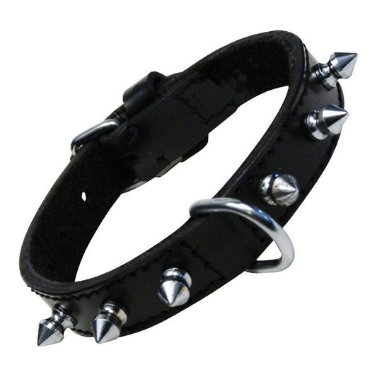 Dog collar Gloria Black Spikes (35 cm)-0